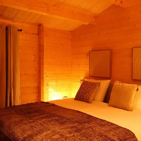 Vakantiehuis Luxe Houten Boshuis Retreat Met Prive Werkruimte Meijel