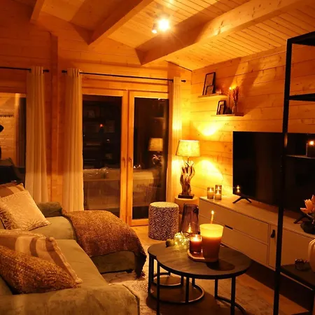 Vakantiehuis Luxe Houten Boshuis Retreat Met Prive Werkruimte Meijel