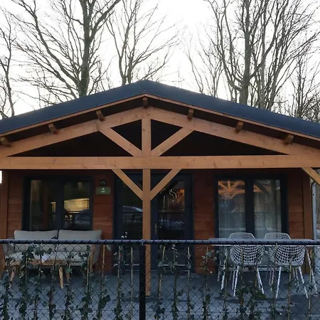 Luxe Houten Boshuis Retreat Met Prive Werkruimte Vakantiehuis